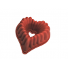 Babka silikonowa forma z kominem serce walentynki
